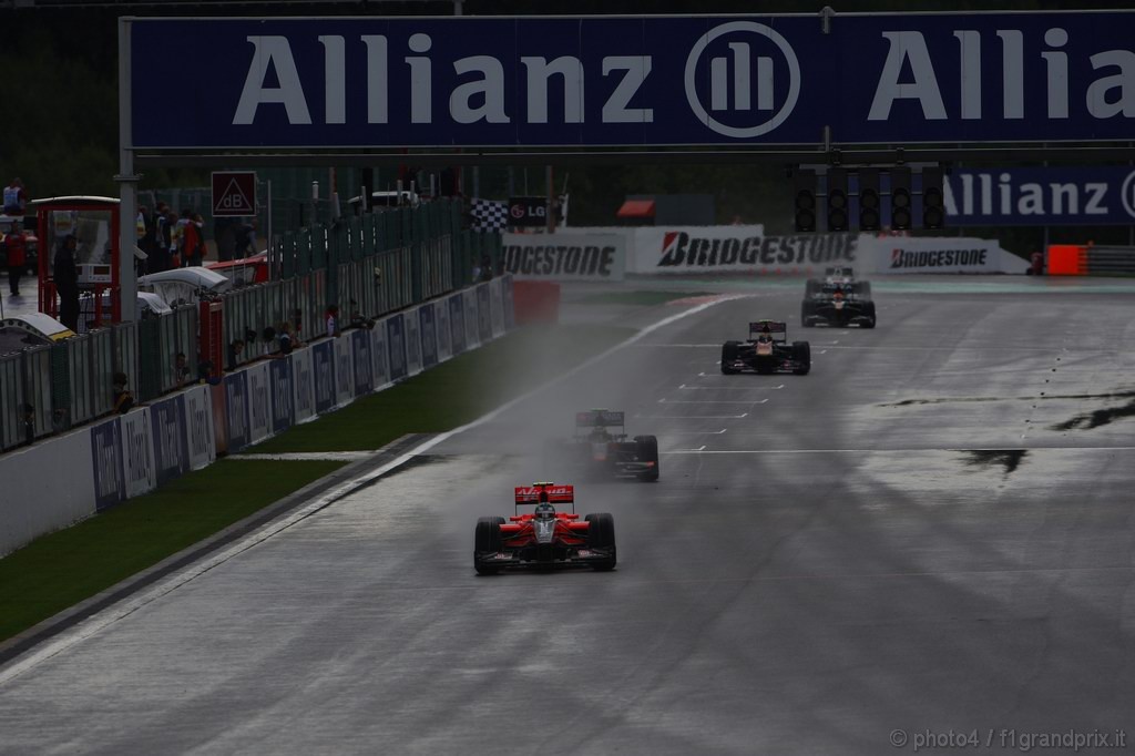 GP Belgio, Prove Libere 1, Venerdi', Lucas Di Grassi (BRA), Virgin Racing, VR-01 
