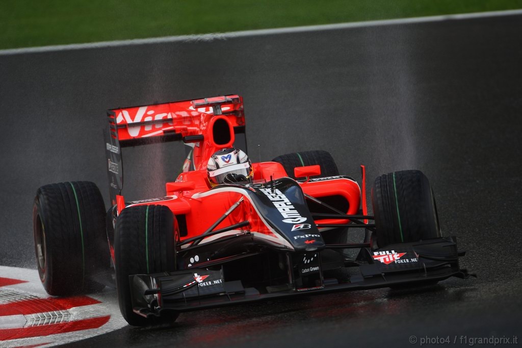 GP Belgio, Prove Libere 1, Venerdi', Timo Glock (GER), Virgin Racing, VR-01  