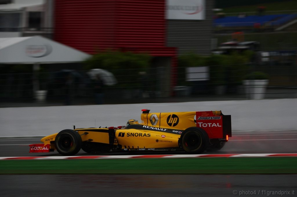 GP Belgio, Prove Libere 1, Venerdi', Robert Kubica (POL), Renault F1 Team, R30 