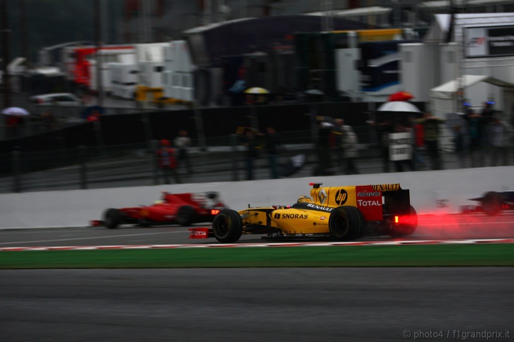GP Belgio, Prove Libere 1, Venerdi', Robert Kubica (POL), Renault F1 Team, R30 