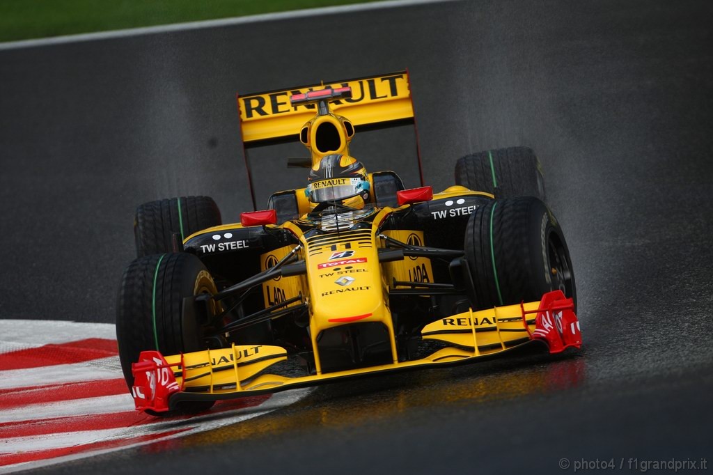 GP Belgio, Prove Libere 1, Venerdi', Robert Kubica (POL), Renault F1 Team, R30 