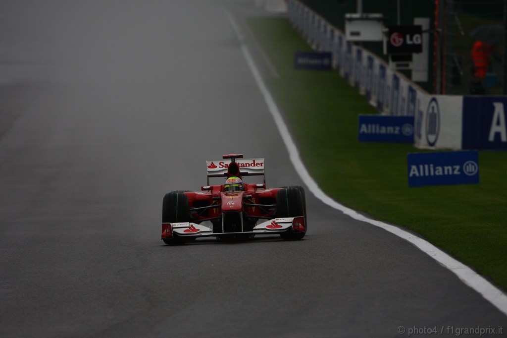 GP Belgio, Prove Libere 1, Venerdi', Felipe Massa (BRA), Ferrari, F10 