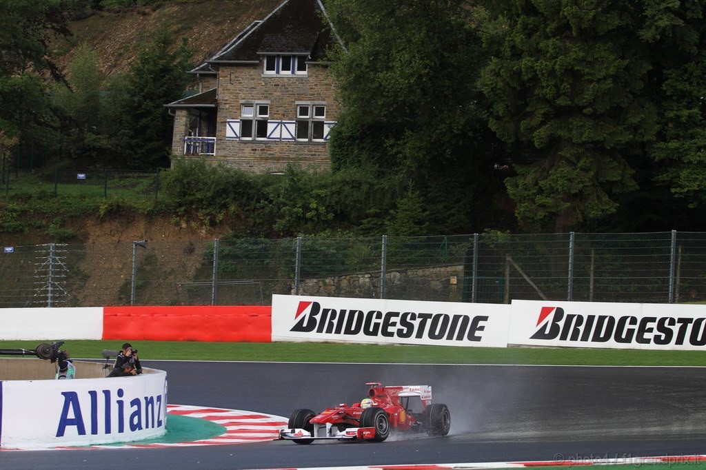 GP Belgio, Prove Libere 1, Venerdi', Felipe Massa (BRA), Ferrari, F10 