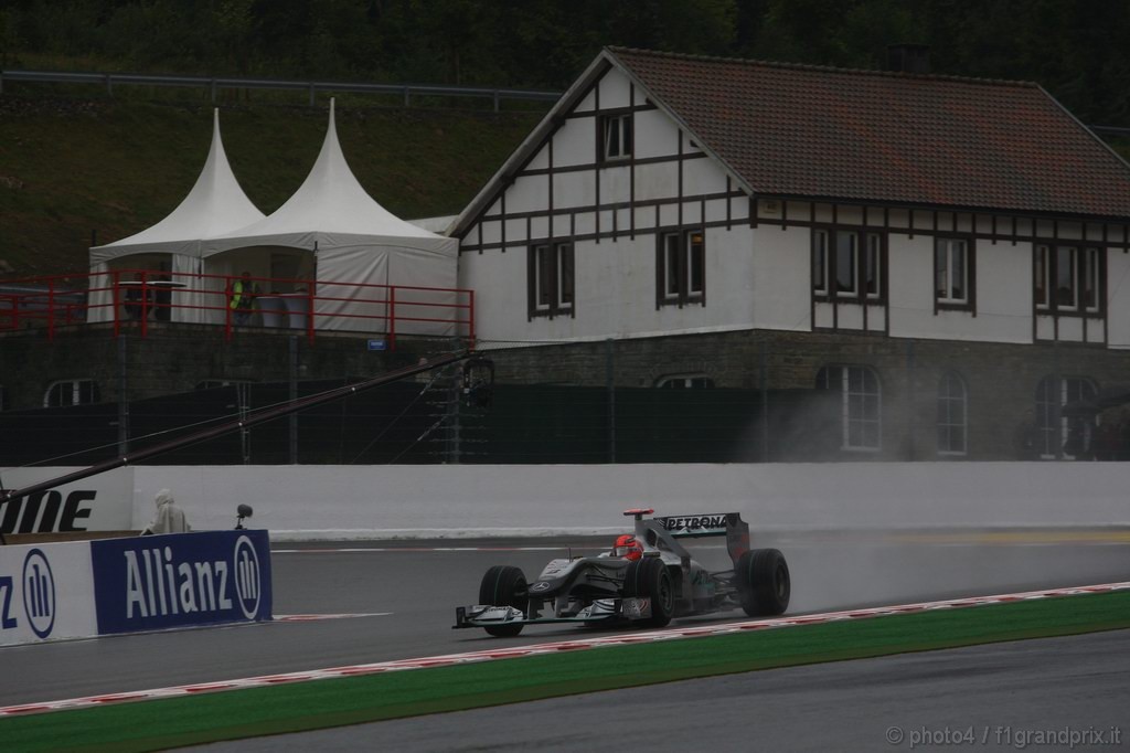 GP Belgio, Prove Libere 1, Venerdi', Michael Schumacher (GER), Mercedes GP  F1 Team, MGP W01 