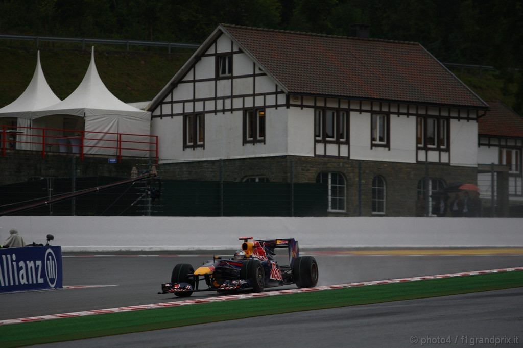 GP Belgio, Prove Libere 1, Venerdi', Sebastian Vettel (GER), Red Bull Racing, RB6 