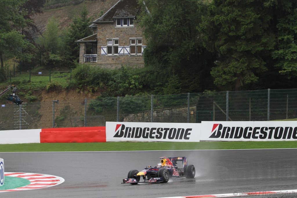 GP Belgio, Prove Libere 1, Venerdi', Sebastian Vettel (GER), Red Bull Racing, RB6 
