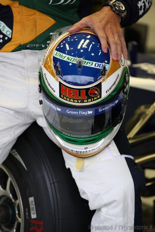 GP Belgio, Prove Libere 1, Venerdi', Rubens Barrichello (BRA), Williams, FW32 celebrates 300 GPs