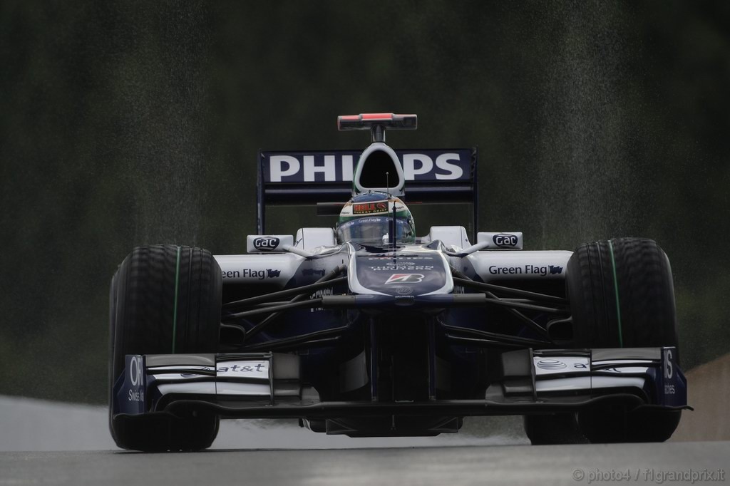 GP Belgio, Prove Libere 1, Venerdi', Rubens Barrichello (BRA), Williams, FW32 celebrates 300 GPs