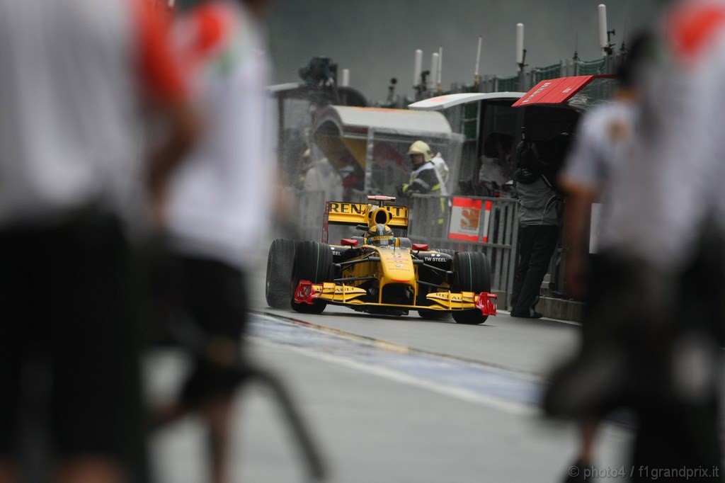 GP Belgio, Prove Libere 1, Venerdi', Robert Kubica (POL), Renault F1 Team, R30 