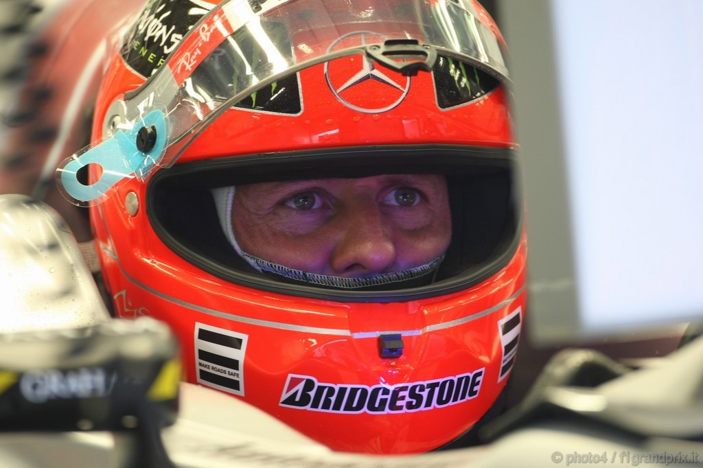 GP Belgio, Prove Libere 1, Venerdi', Michael Schumacher (GER), Mercedes GP  F1 Team, MGP W01 