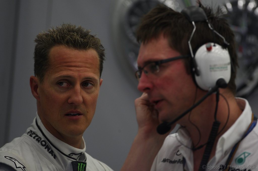 GP Belgio, Prove Libere 1, Venerdi', Michael Schumacher (GER), Mercedes GP  F1 Team, MGP W01 