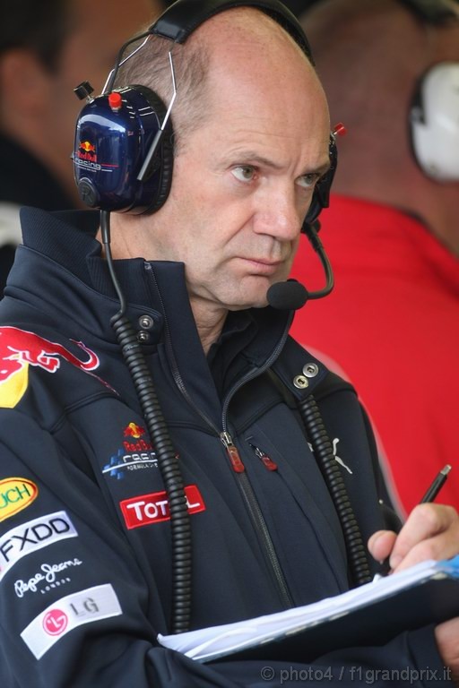 GP Belgio, Prove Libere 1, Venerdi', Adrian Newey (GBR), Red Bull Racing , Technical Operations Director 