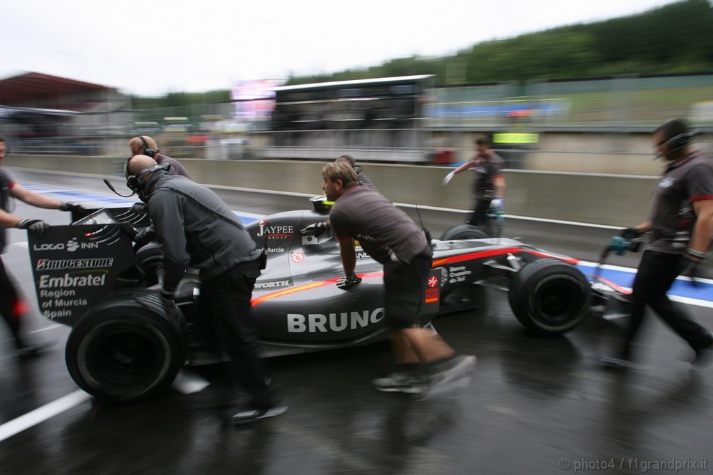 GP Belgio, Prove Libere 1, Venerdi', Bruno Senna (BRA), Hispania Racing F1 Team (HRT), F110 