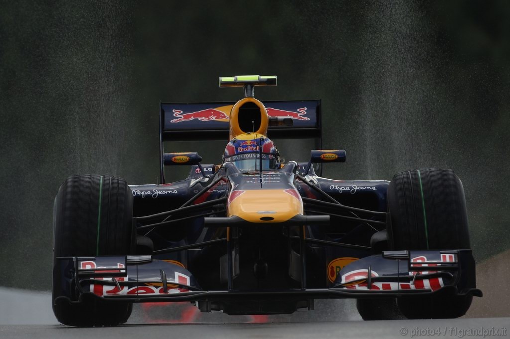 GP Belgio, Prove Libere 1, Venerdi', Mark Webber (AUS), Red Bull Racing, RB6 