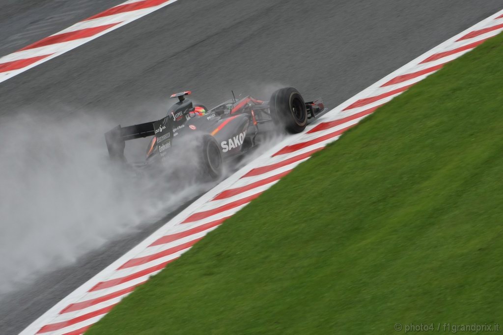 GP Belgio, Prove Libere 1, Venerdi', Sakon Yamamoto (JPN), Hispania Racing F1 Team (HRT), F110  