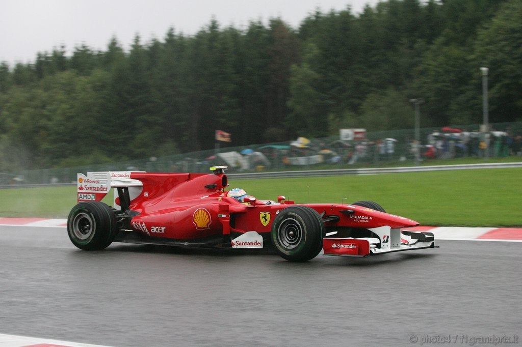 GP Belgio, Prove Libere 1, Venerdi', Fernando Alonso (ESP), Ferrari, F10 