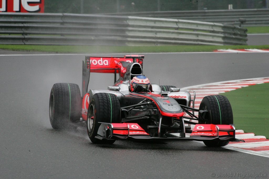 GP Belgio, Prove Libere 1, Venerdi', Jenson Button (GBR), McLaren  Mercedes, MP4-25 