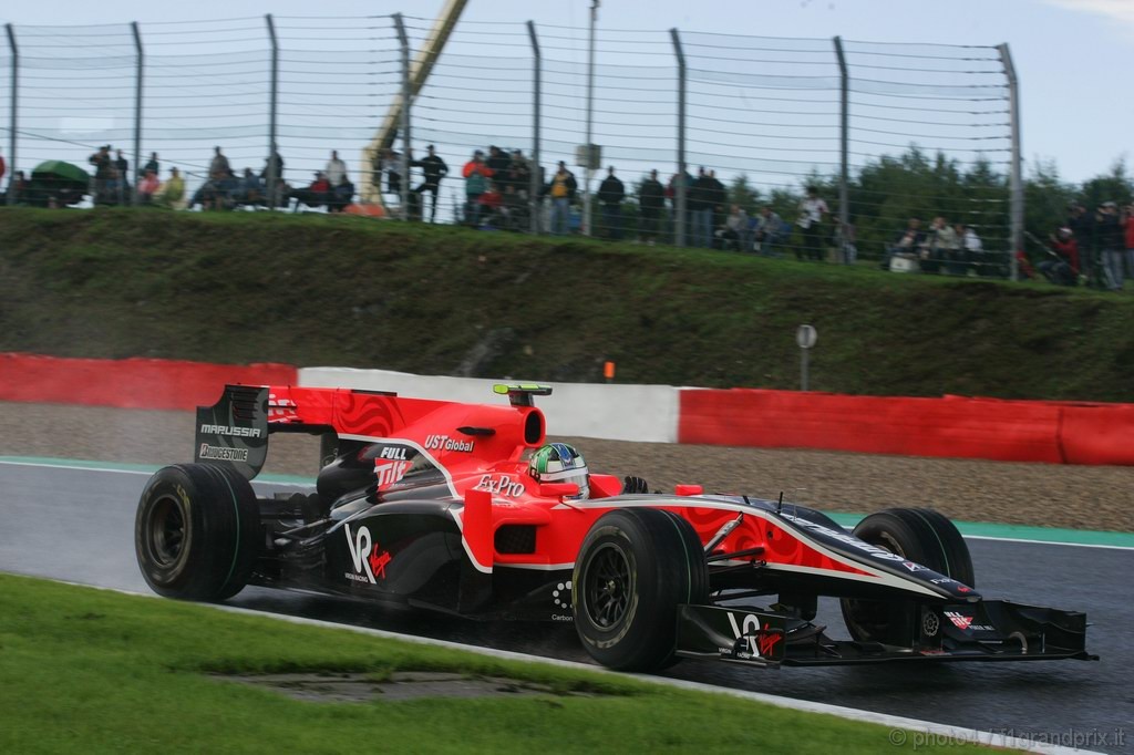 GP Belgio, Prove Libere 1, Venerdi', Lucas Di Grassi (BRA), Virgin Racing, VR-01 