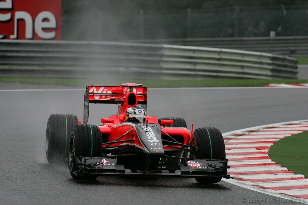 GP Belgio, Prove Libere 1, Venerdi', Timo Glock (GER), Virgin Racing, VR-01  