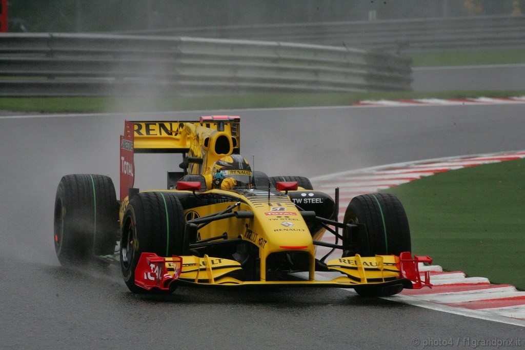 GP Belgio, Prove Libere 1, Venerdi', Robert Kubica (POL), Renault F1 Team, R30 