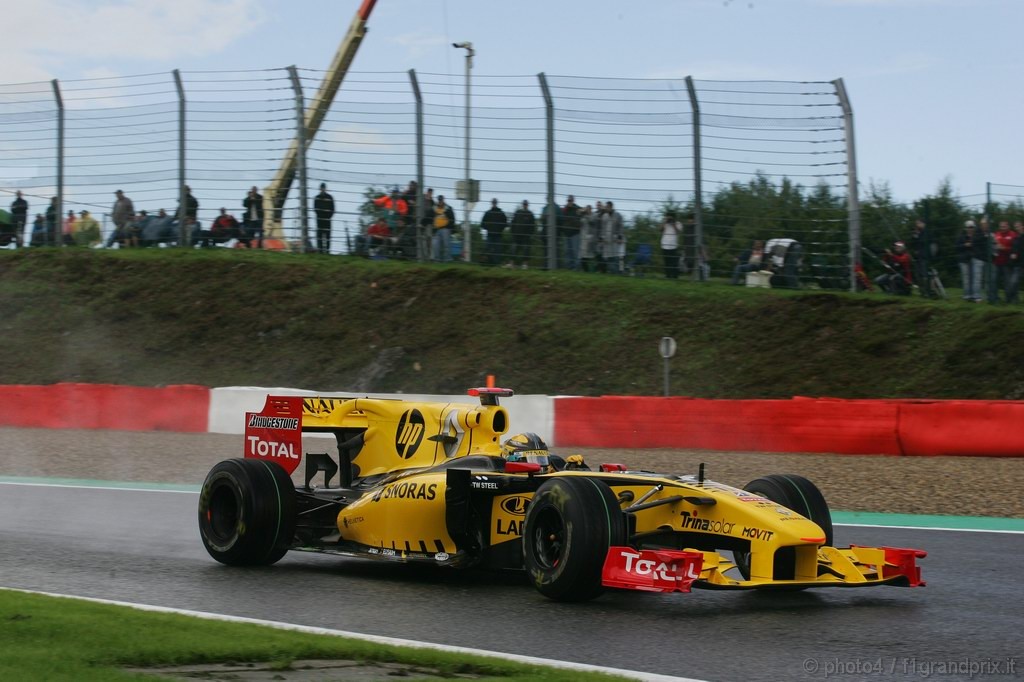 GP Belgio, Prove Libere 1, Venerdi', Robert Kubica (POL), Renault F1 Team, R30 