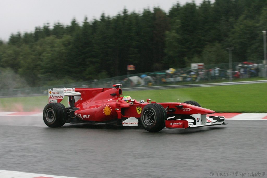 GP Belgio, Prove Libere 1, Venerdi', Felipe Massa (BRA), Ferrari, F10 