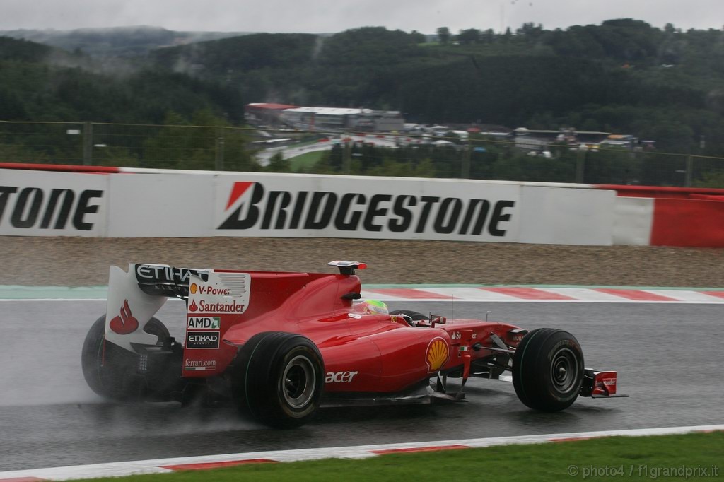 GP Belgio, Prove Libere 1, Venerdi', Felipe Massa (BRA), Ferrari, F10 