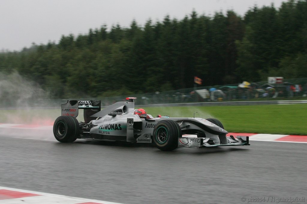GP Belgio, Prove Libere 1, Venerdi', Michael Schumacher (GER), Mercedes GP  F1 Team, MGP W01 