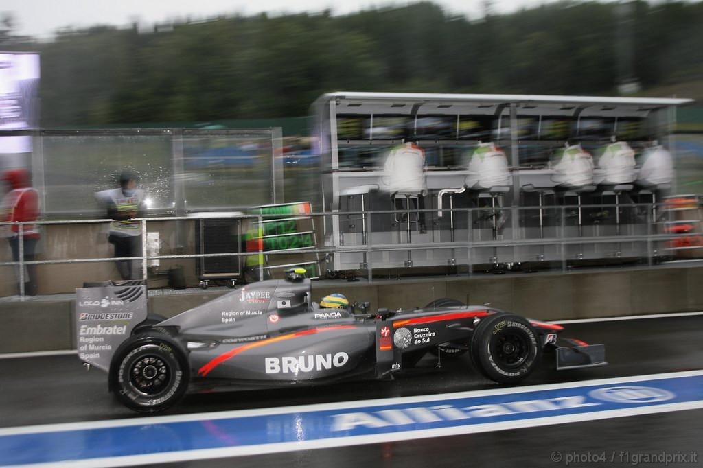 GP Belgio, Prove Libere 1, Venerdi', Bruno Senna (BRA), Hispania Racing F1 Team (HRT), F110 