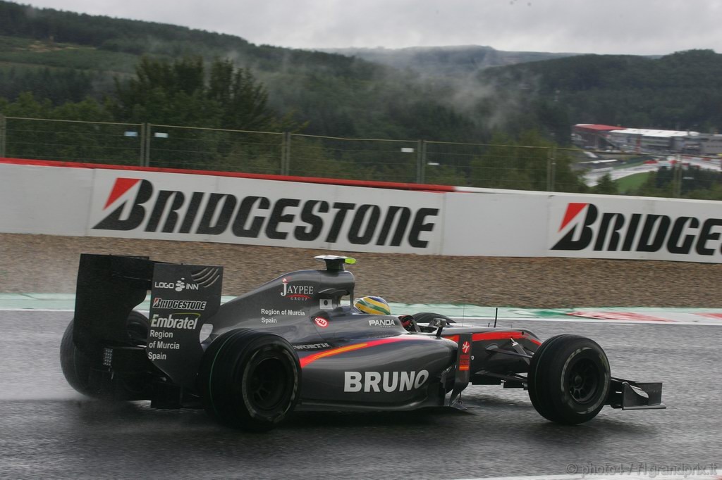 GP Belgio, Prove Libere 1, Venerdi', Bruno Senna (BRA), Hispania Racing F1 Team (HRT), F110 