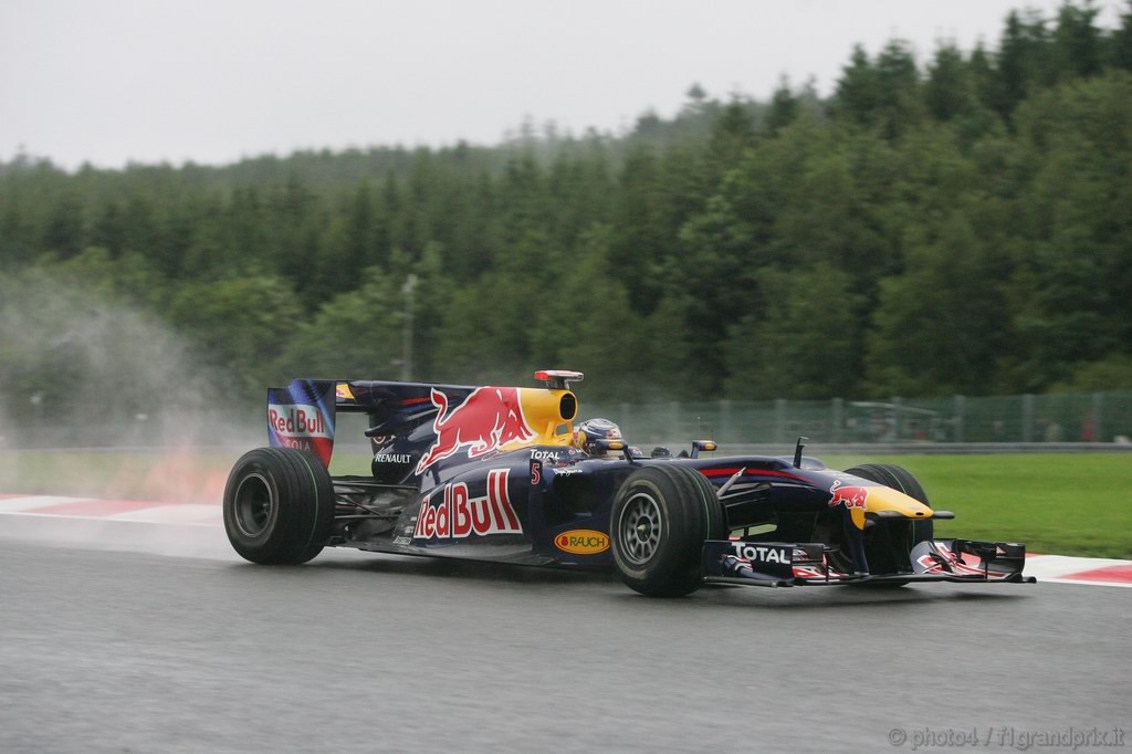GP Belgio, Prove Libere 1, Venerdi', Sebastian Vettel (GER), Red Bull Racing, RB6 