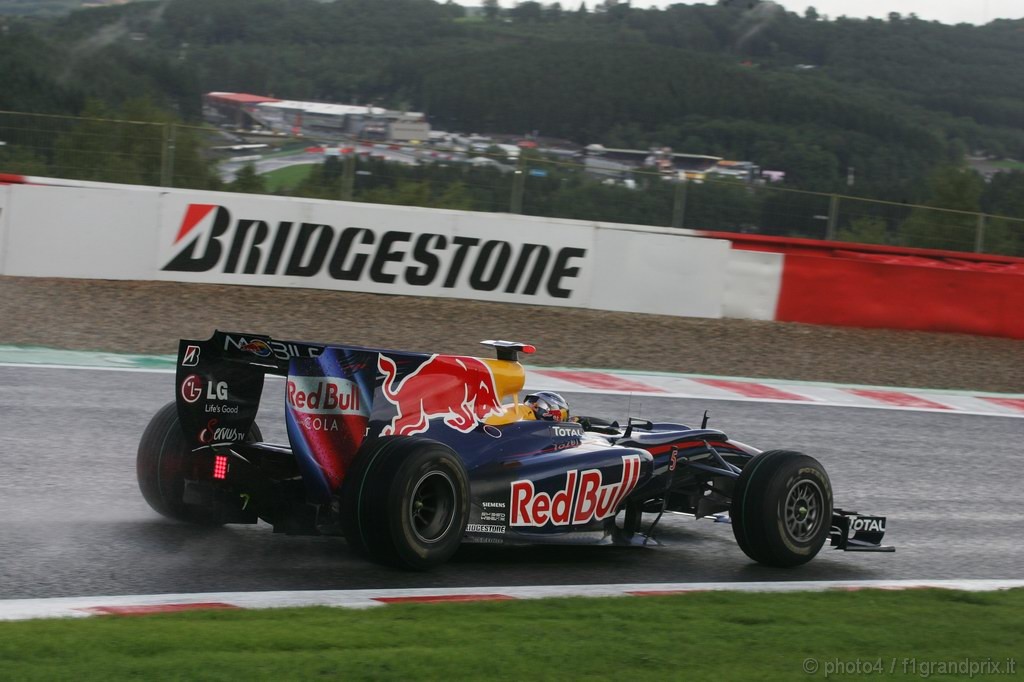GP Belgio, Prove Libere 1, Venerdi', Sebastian Vettel (GER), Red Bull Racing, RB6 