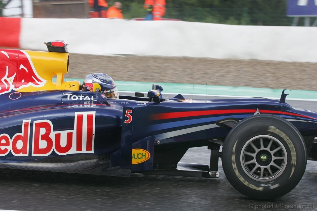 GP Belgio, Prove Libere 1, Venerdi', Sebastian Vettel (GER), Red Bull Racing, RB6 
