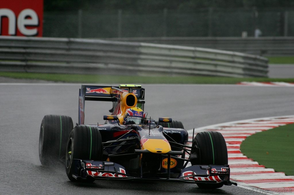 GP Belgio, Prove Libere 1, Venerdi', Mark Webber (AUS), Red Bull Racing, RB6 