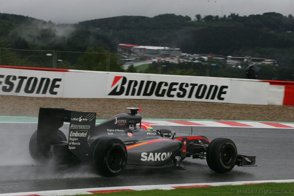 GP Belgio, Prove Libere 1, Venerdi', Sakon Yamamoto (JPN), Hispania Racing F1 Team (HRT), F110  