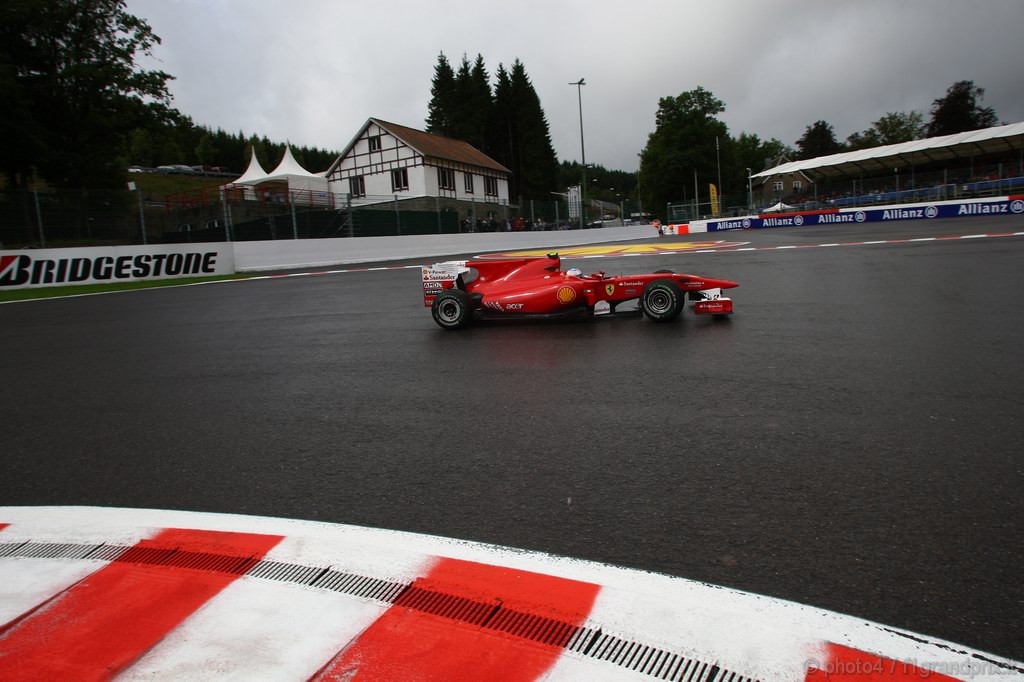 GP Belgio, Prove Libere 2, Venerdi', Fernando Alonso (ESP), Ferrari, F10 