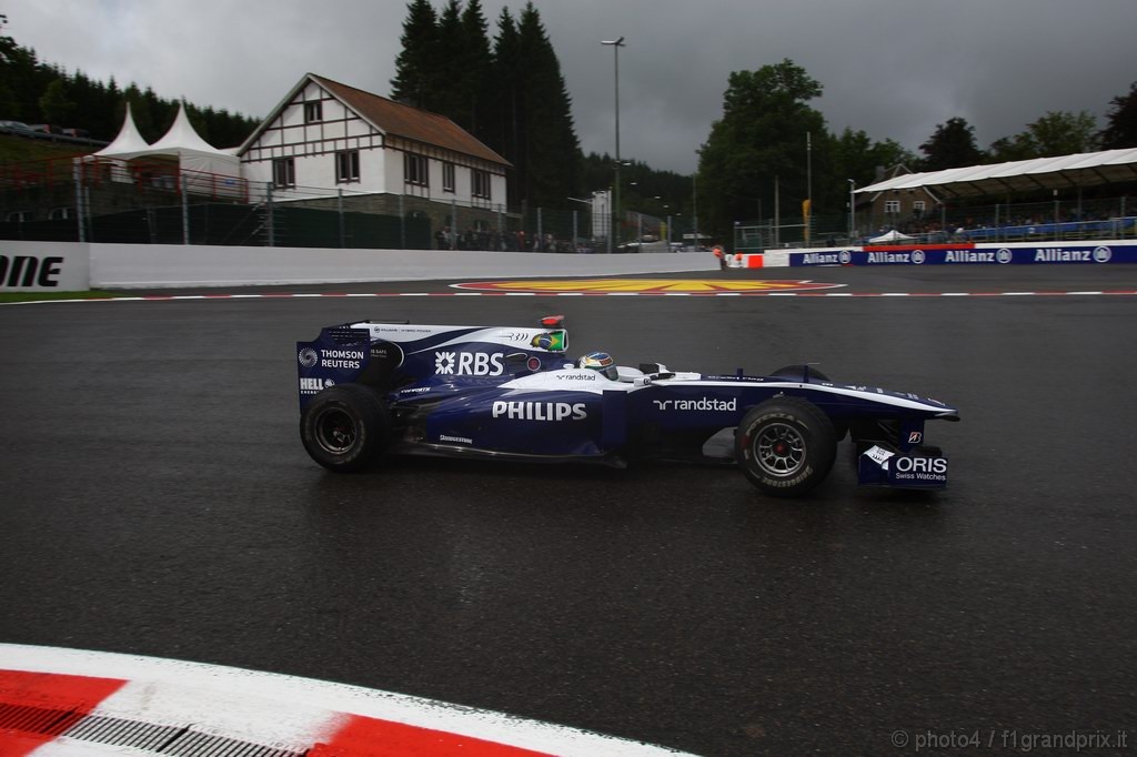 GP Belgio, Prove Libere 2, Venerdi', Rubens Barrichello (BRA), Williams, FW32 