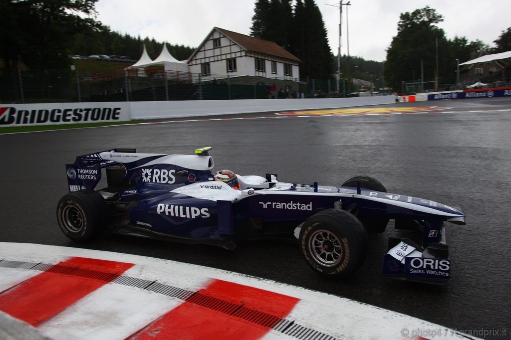 GP Belgio, Prove Libere 2, Venerdi', Nico Hulkenberg (GER), Williams, FW32 