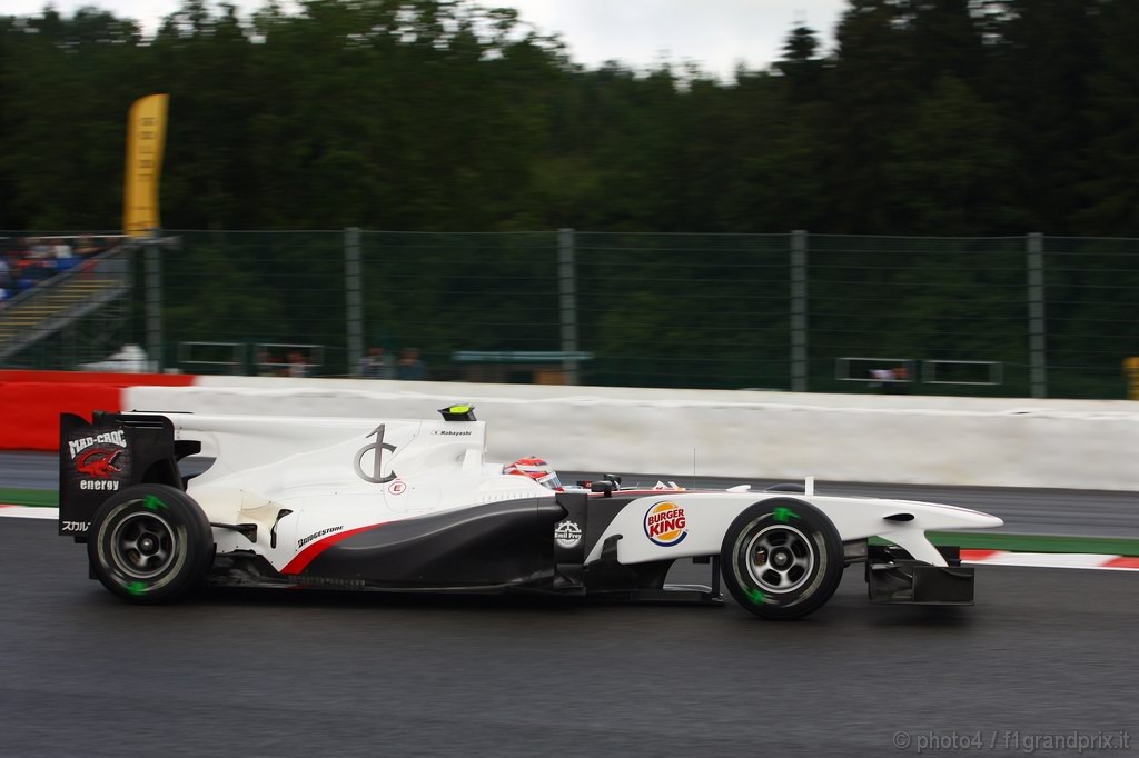 GP Belgio, Prove Libere 2, Venerdi', Kamui Kobayashi (JAP), BMW Sauber F1 Team, C29 