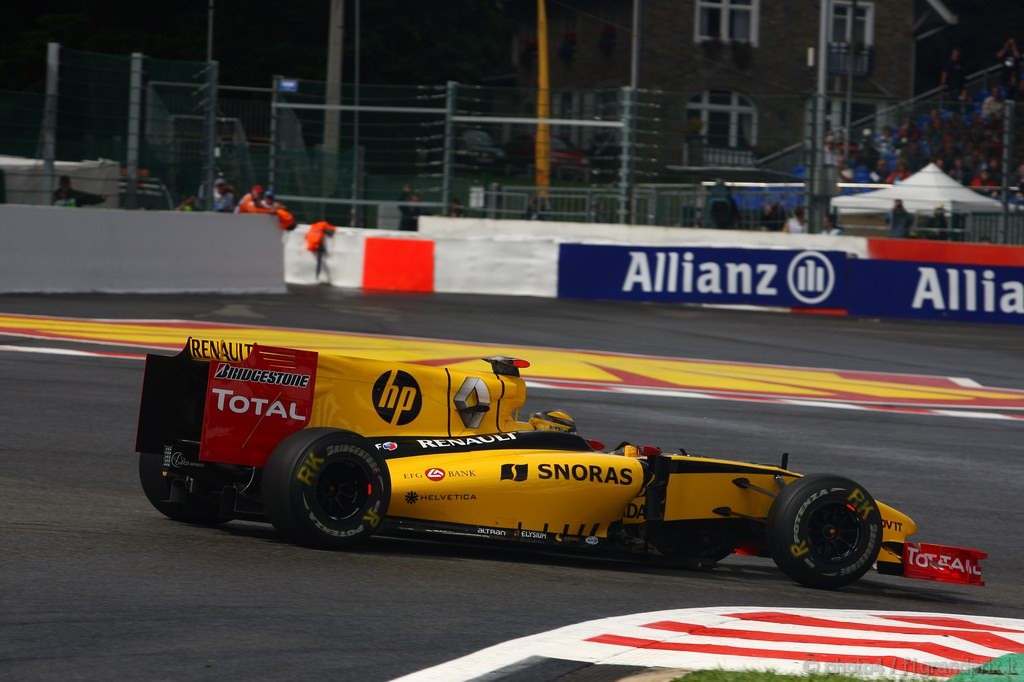 GP Belgio, Prove Libere 2, Venerdi', Robert Kubica (POL), Renault F1 Team, R30 