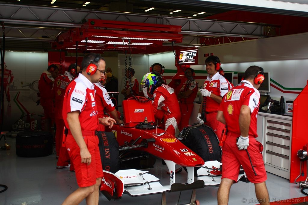 GP Belgio, Prove Libere 2, Venerdi', Felipe Massa (BRA), Ferrari, F10 