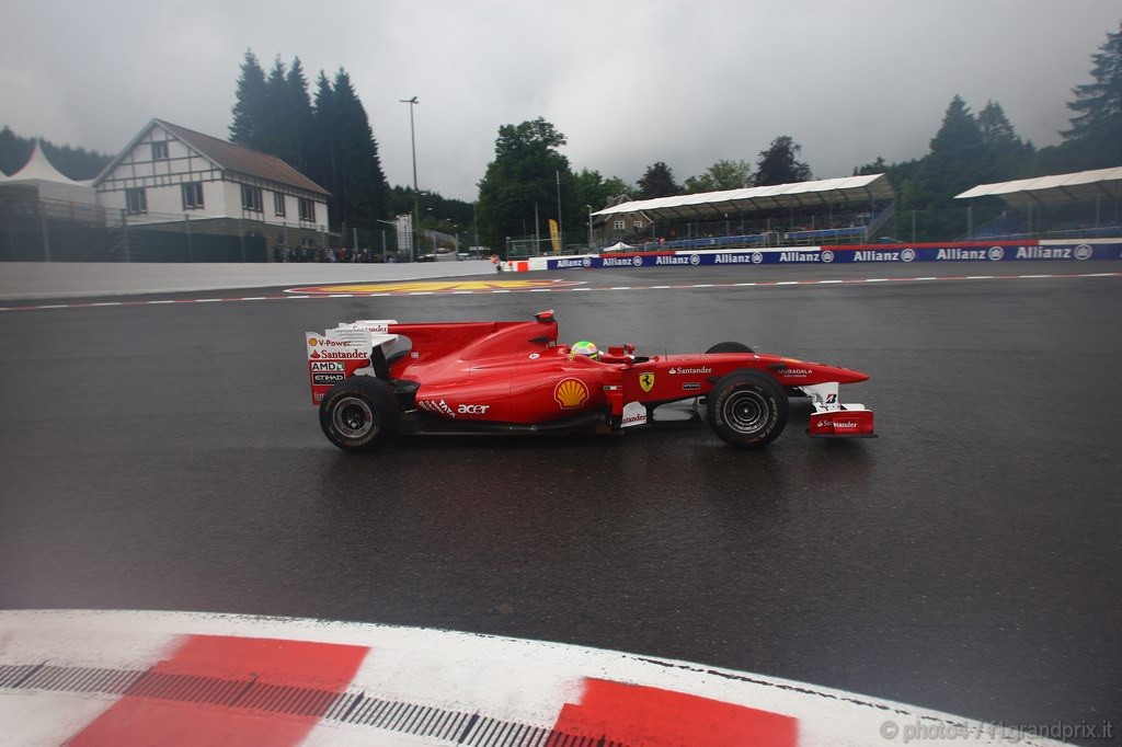 GP Belgio, Prove Libere 2, Venerdi', Felipe Massa (BRA), Ferrari, F10 