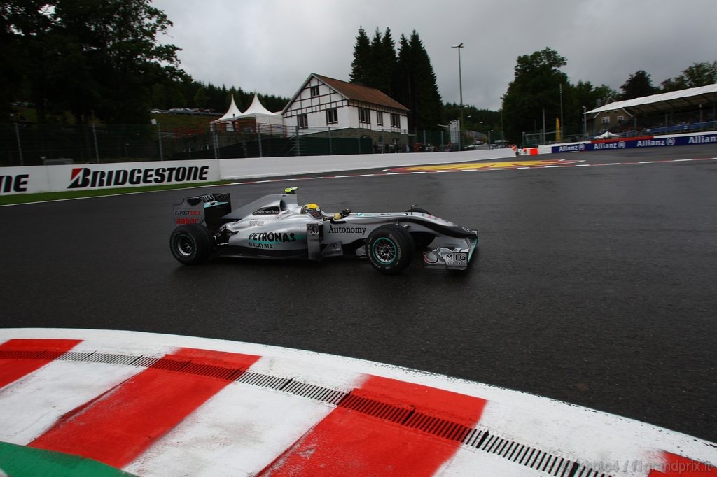 GP Belgio, Prove Libere 2, Venerdi', Nico Rosberg (GER), Mercedes GP F1 Team, MGP W01 