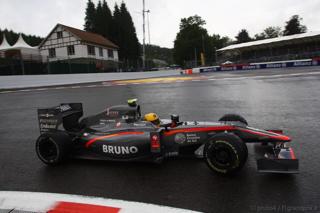 GP Belgio, Prove Libere 2, Venerdi', Bruno Senna (BRA), Hispania Racing F1 Team (HRT), F110 