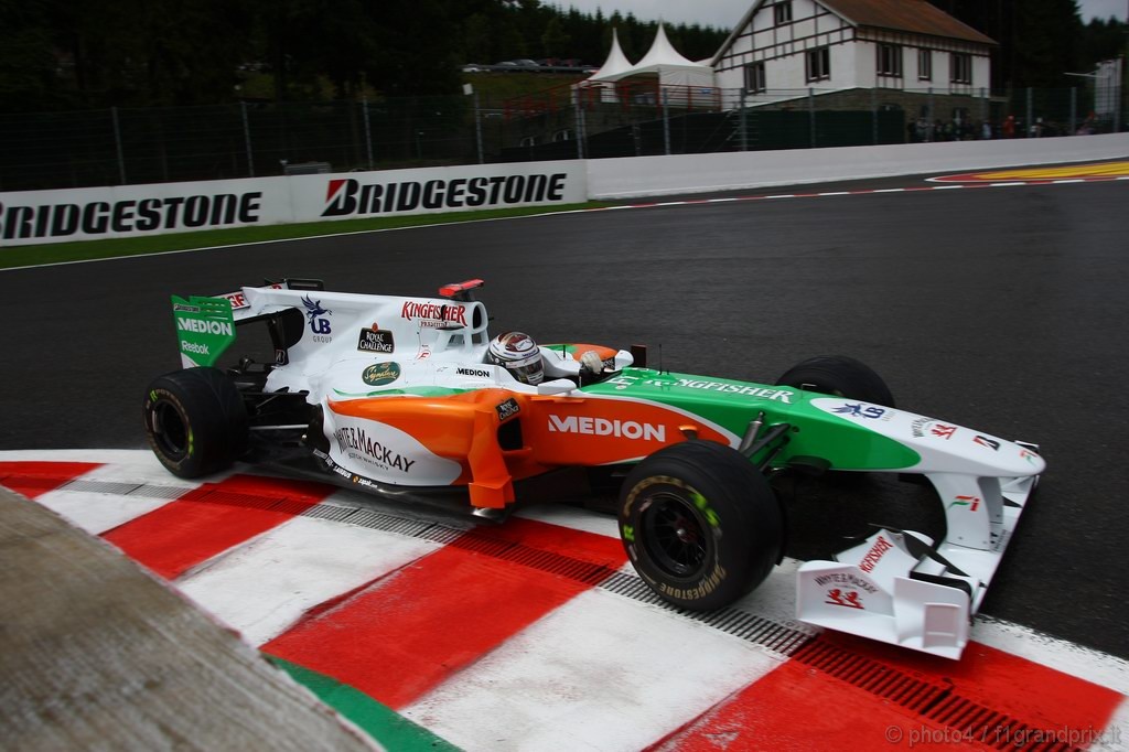 GP Belgio, Prove Libere 2, Venerdi', Adrian Sutil (GER), Force India F1 Team, VJM03 