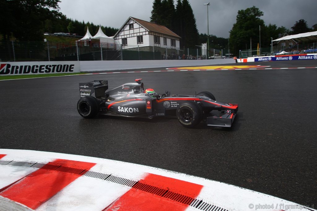 GP Belgio, Prove Libere 2, Venerdi', Sakon Yamamoto (JPN), Hispania Racing F1 Team (HRT), F110  