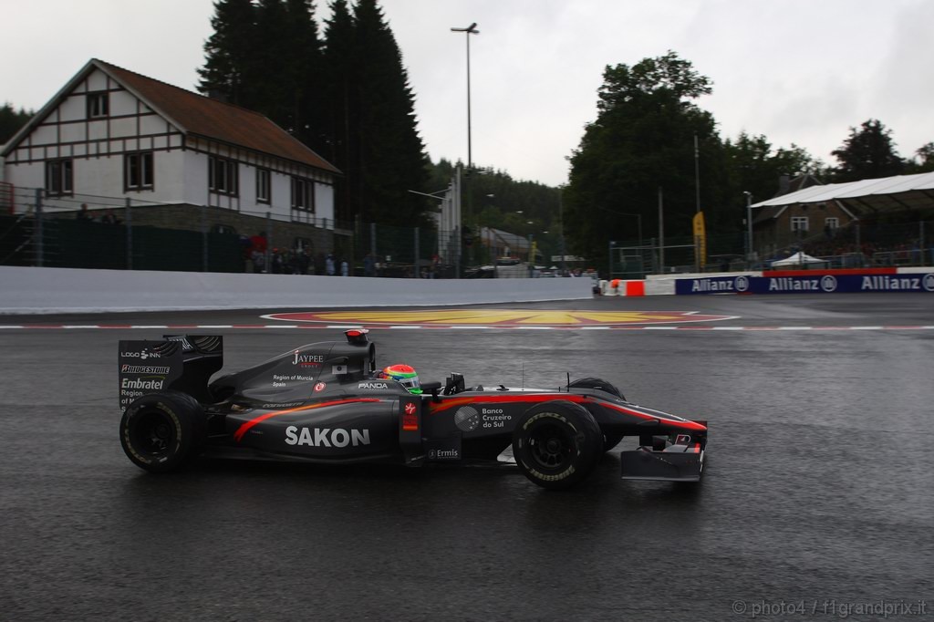 GP Belgio, Prove Libere 2, Venerdi', Sakon Yamamoto (JPN), Hispania Racing F1 Team (HRT), F110  