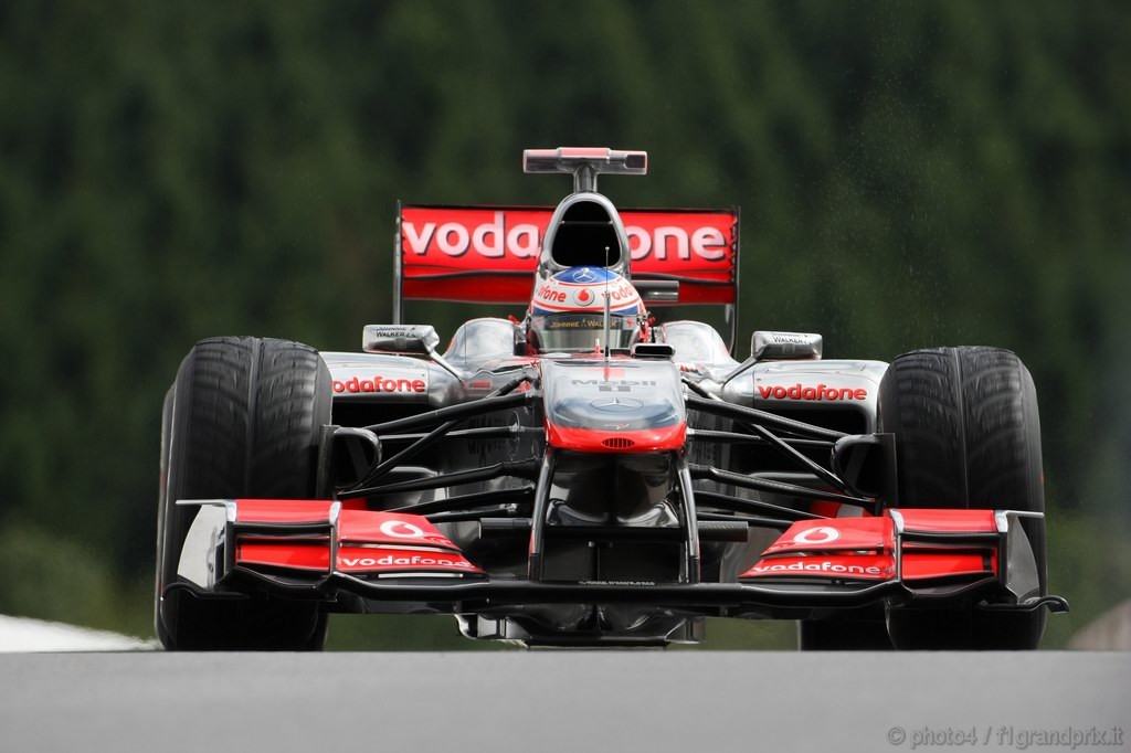 GP Belgio, Prove Libere 2, Venerdi', Jenson Button (GBR), McLaren  Mercedes, MP4-25 