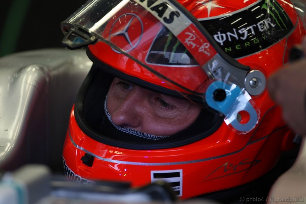 GP Belgio, Prove Libere 2, Venerdi', Michael Schumacher (GER), Mercedes GP  F1 Team, MGP W01 