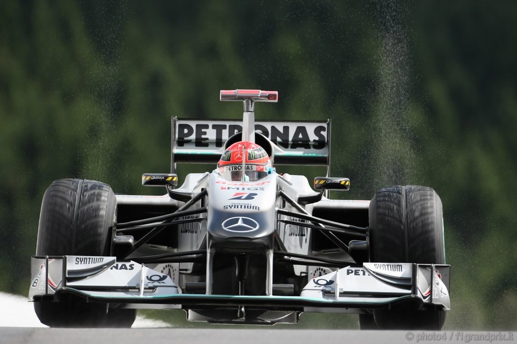 GP Belgio, Prove Libere 2, Venerdi', Michael Schumacher (GER), Mercedes GP  F1 Team, MGP W01 